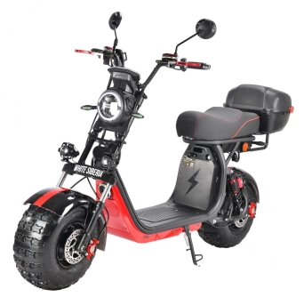 Электроскутер CityCoco White Siberia Pro 2WD 4000W 2WD &mdash; sim03.shop