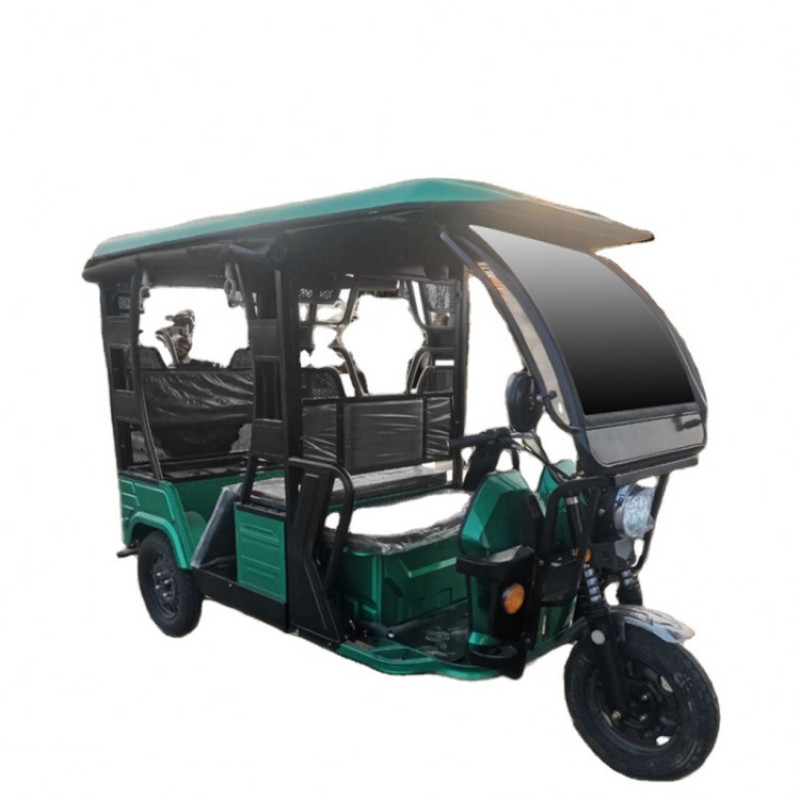 Трицикл пассажирский GreenCamel Пони Рикша New (5чел 60V 1000W 35 км/ч) крыша, дифф фото 1 &mdash; Средства Индивидуальной Мобильности