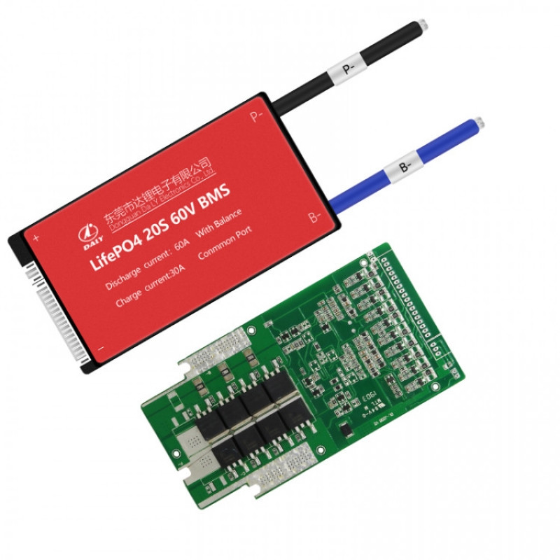 BMS LFP 20S 60V 60A DALY common port with balance фото 1 &mdash; Средства Индивидуальной Мобильности