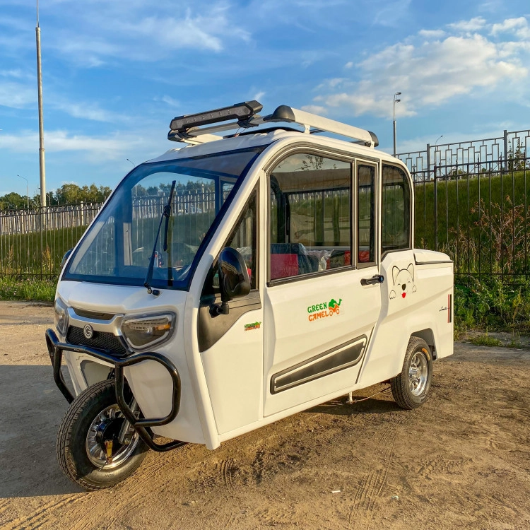 Трицикл GreenCamel Шторм Пикап  (60V 1500W) кабина, кузов, понижающая фото 1 &mdash; sim03.shop