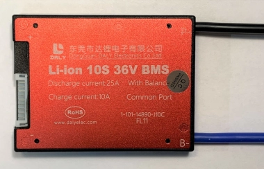 BMS Li-ion 10S 36V DALY common port with balance &mdash; sim03.shop